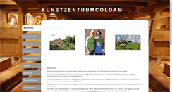 Desktop Screenshot of kunstzentrumcoldam.com